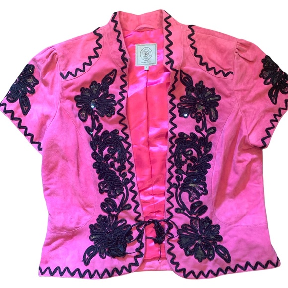 Double D Ranch Jackets & Blazers - ▶️Double D Ranch◀️ Pink leather Western Jacket